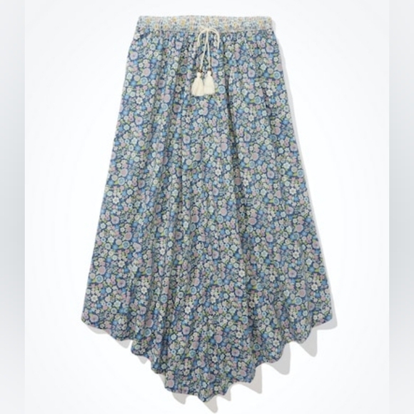 American Eagle Boho Floral Midi Skirt - Picture 9 of 9